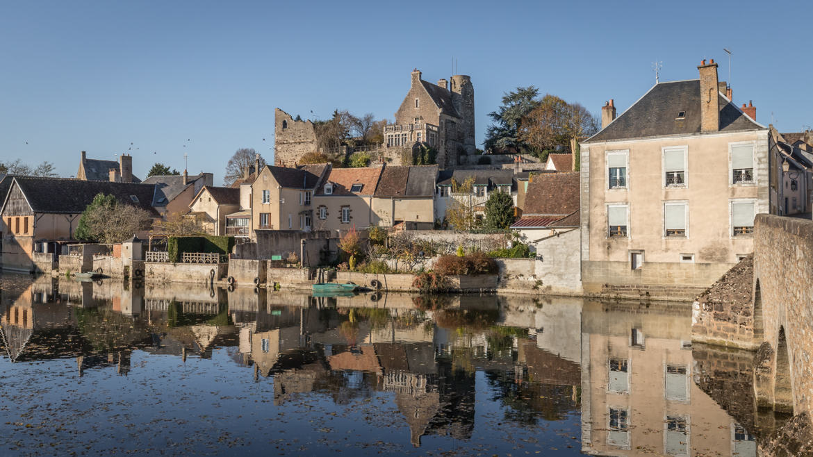 Les bords de Sarthe à Maresché