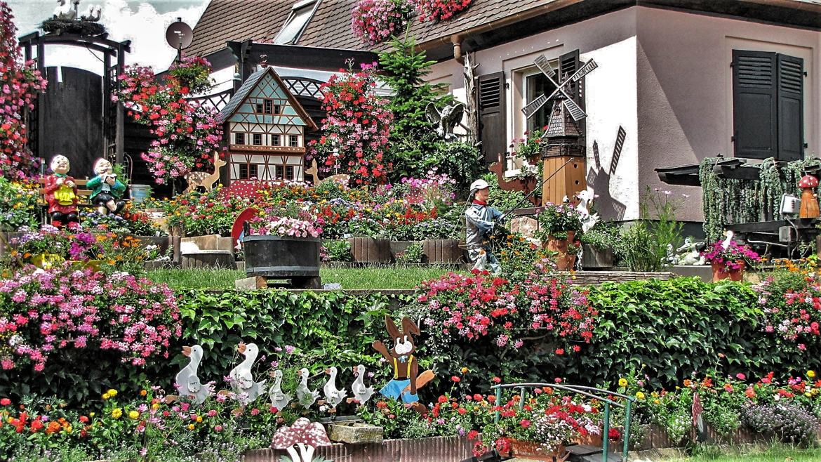 Jardin en Alsace. 2