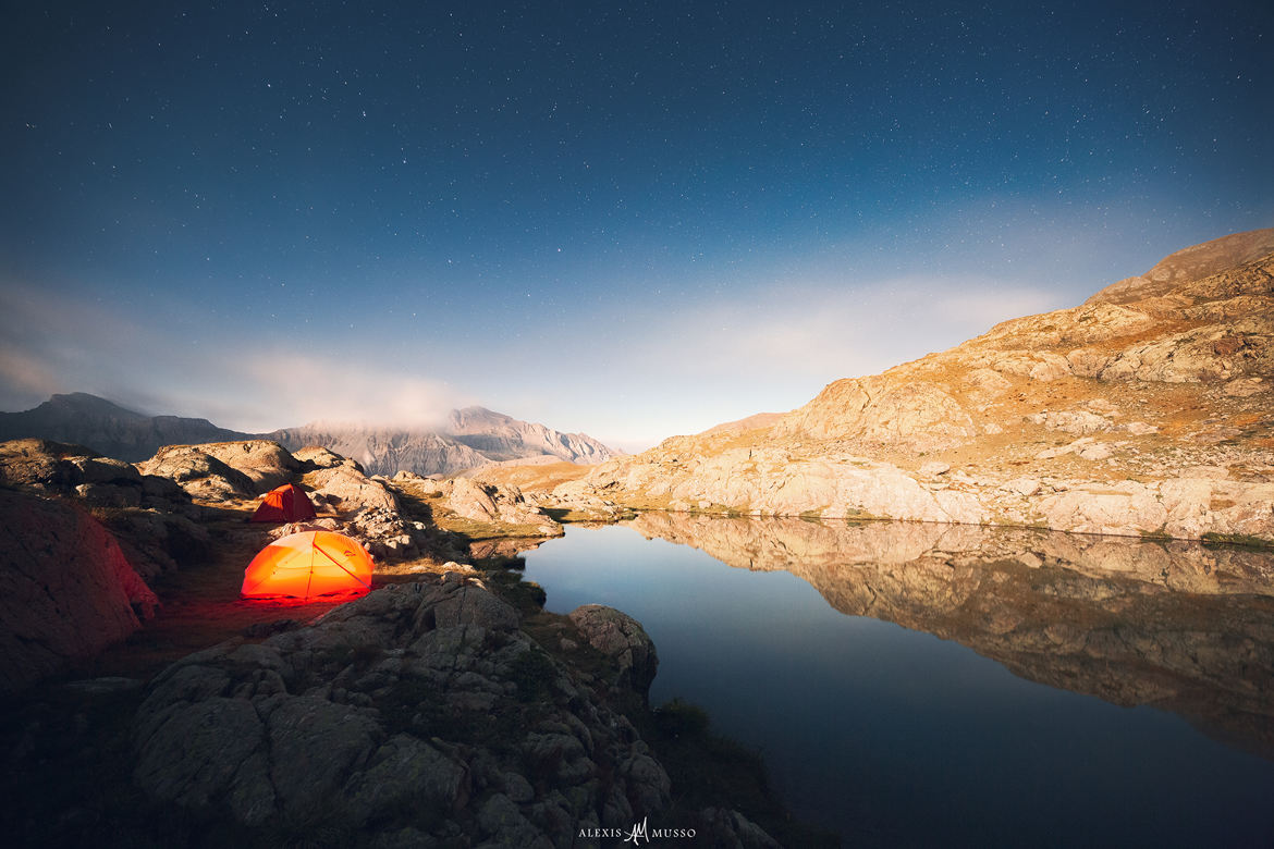 Bivouac au clair de lune