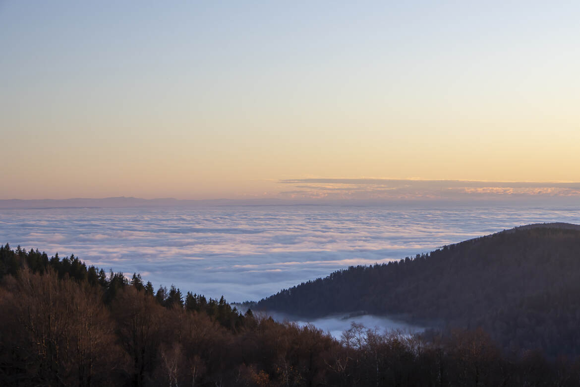 Au dessus d'un nid de nuages !