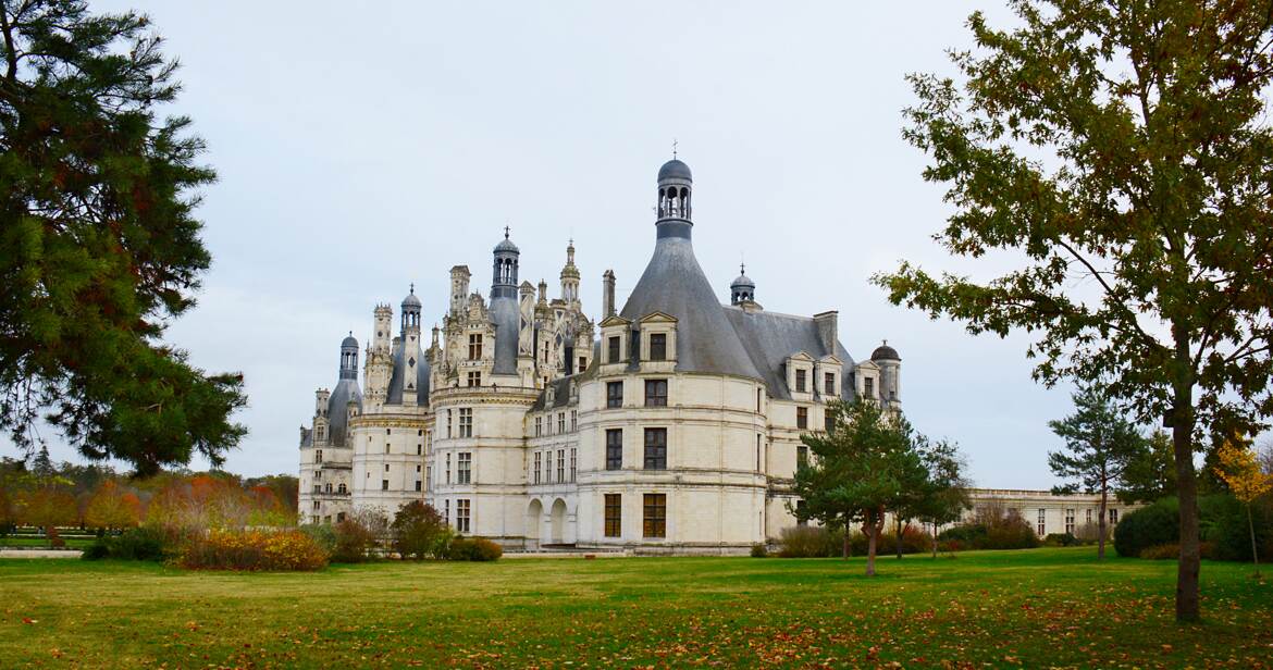 Château de Chambord de côté