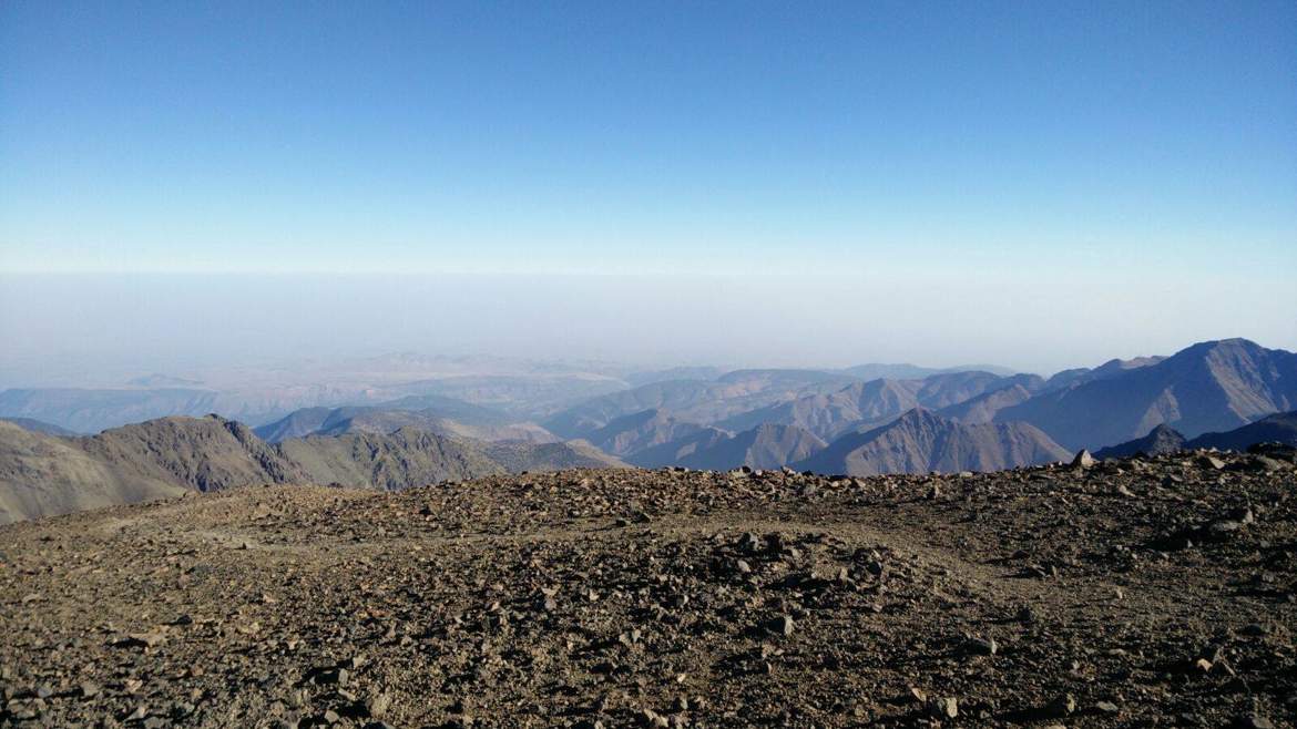 Au sommet de Toubkal