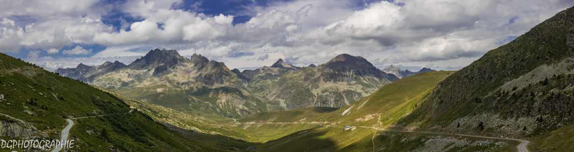 panorama du col de la croix de fer en savoie