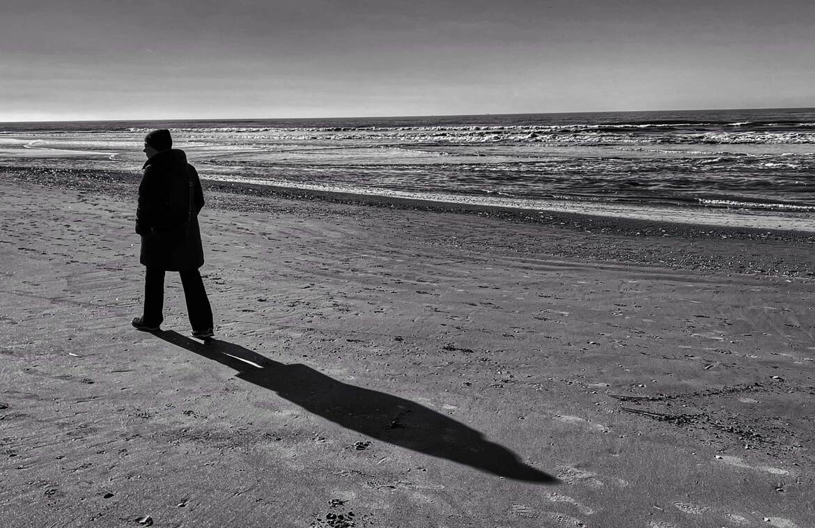 Promenade en bord de mer