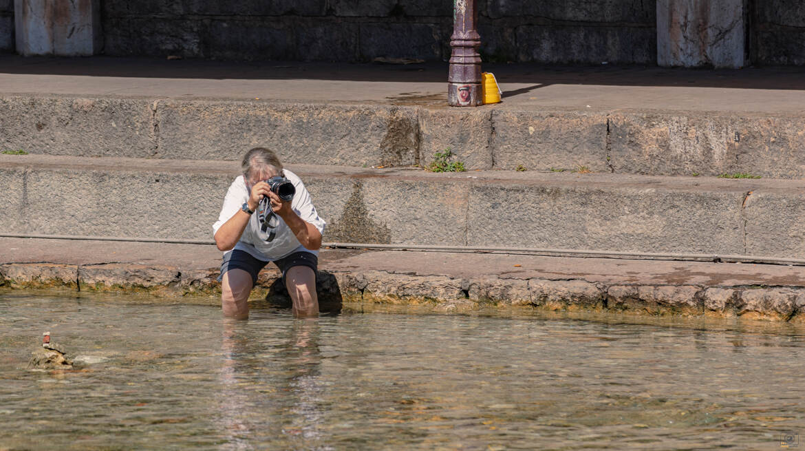 Cadrage les pieds dans l eau