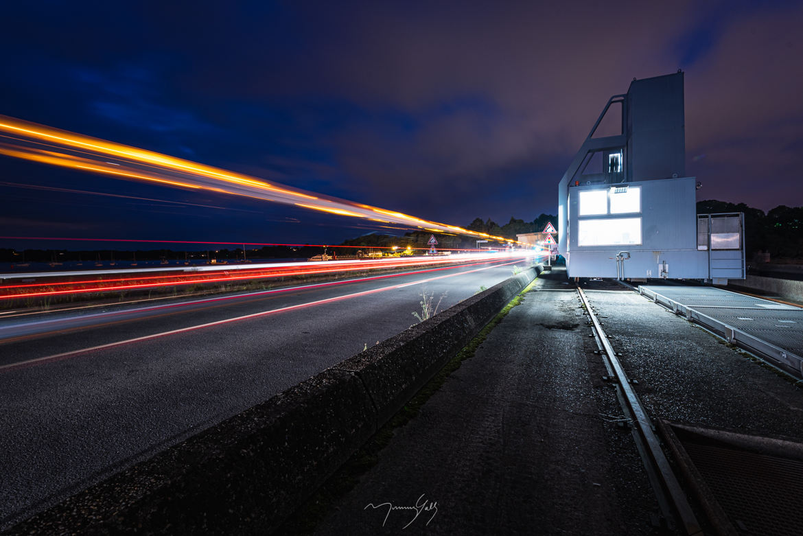 Barrage de la Rance by Night