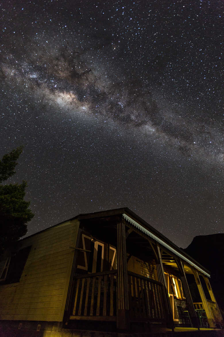 Voie lactée au dessus de Mafate