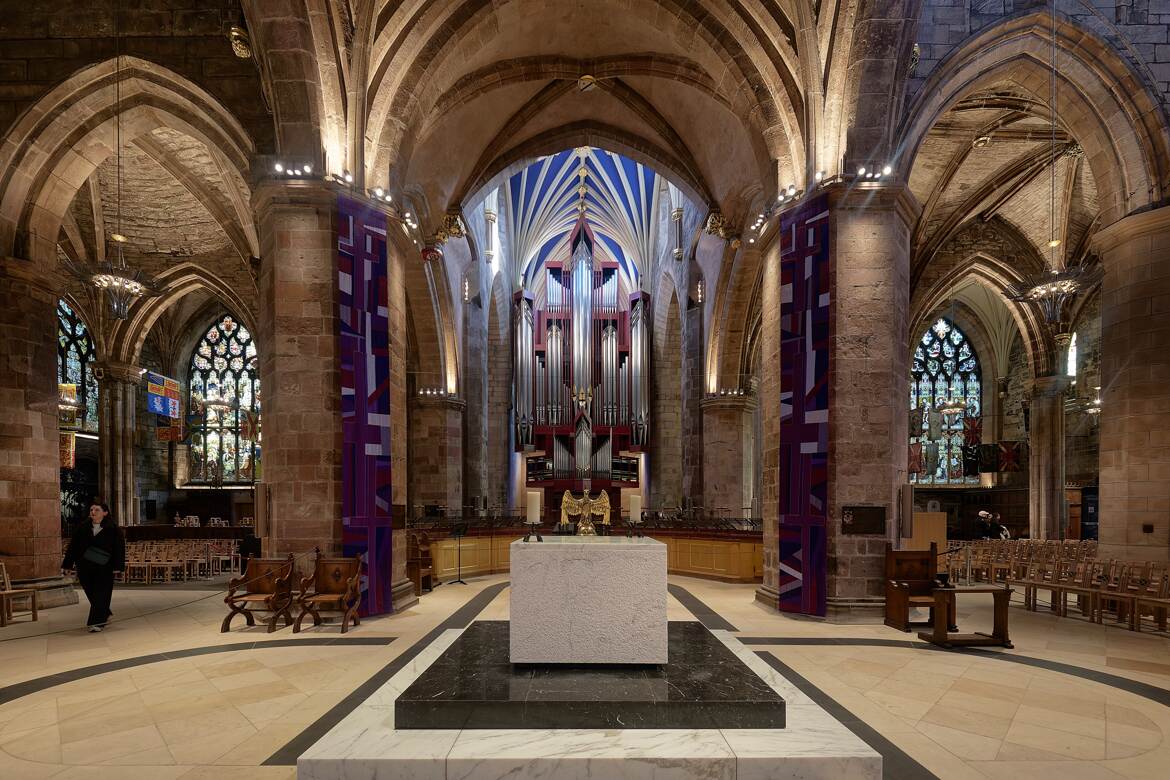 L'orgue de Saint Gilles.