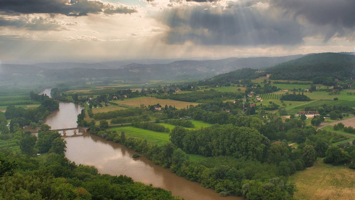 La Dordogne vue de Domme