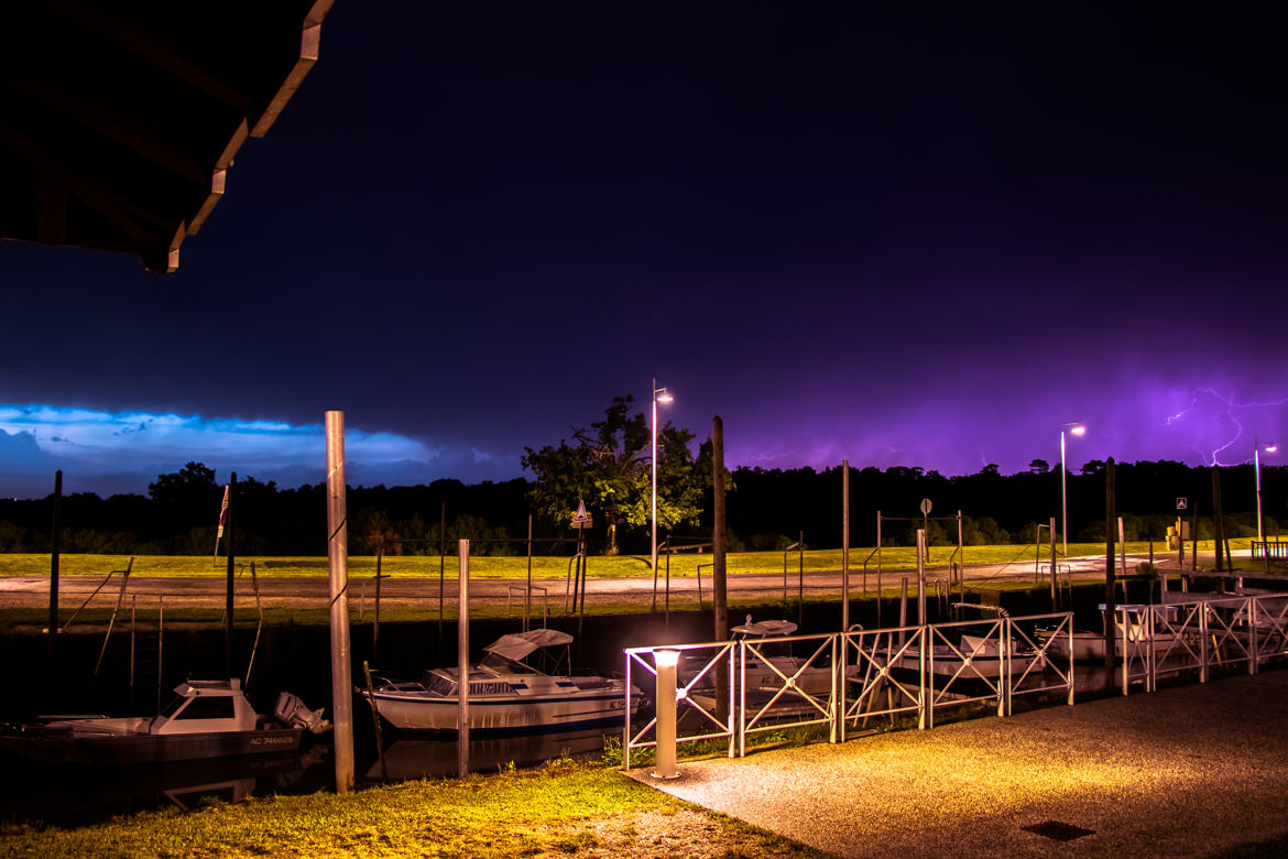 Orage en deux teintes