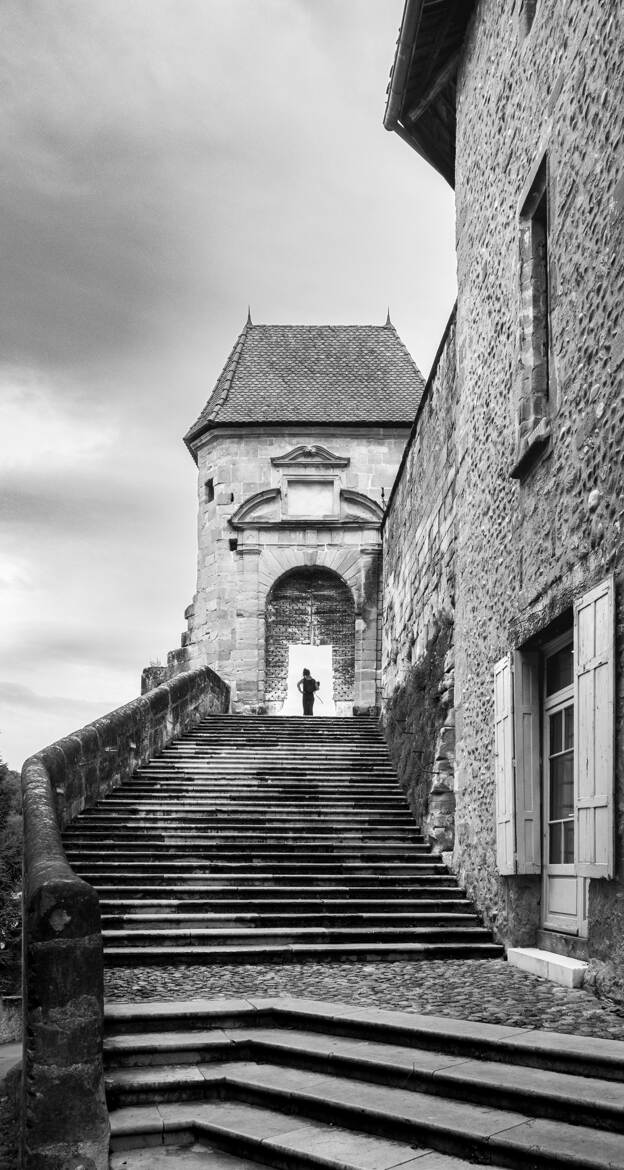 La porte tout là haut