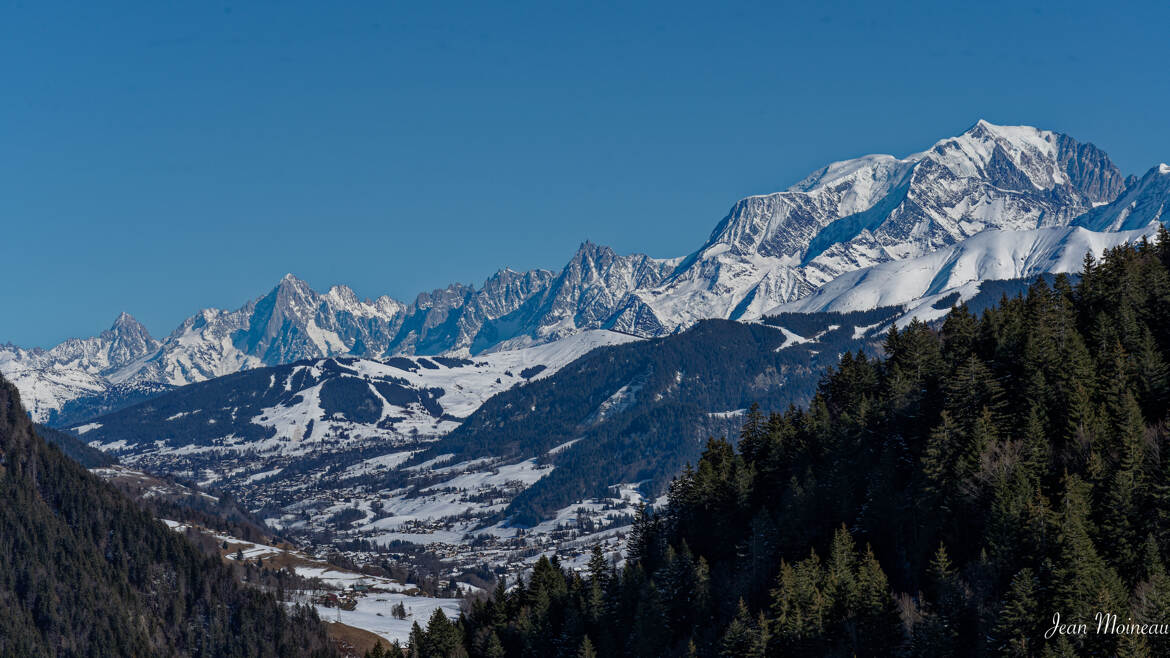 Panorama du Mt Blanc