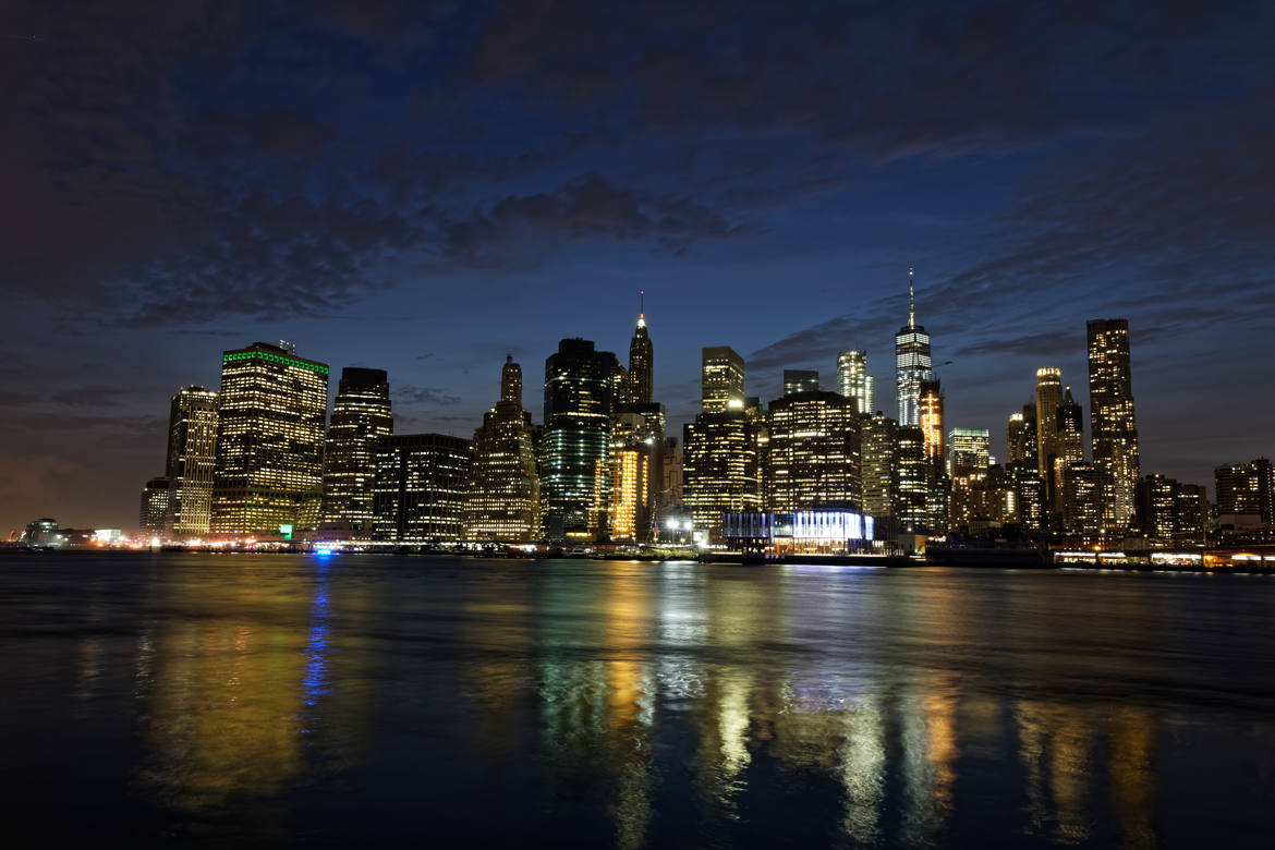 Skyline NYC by night