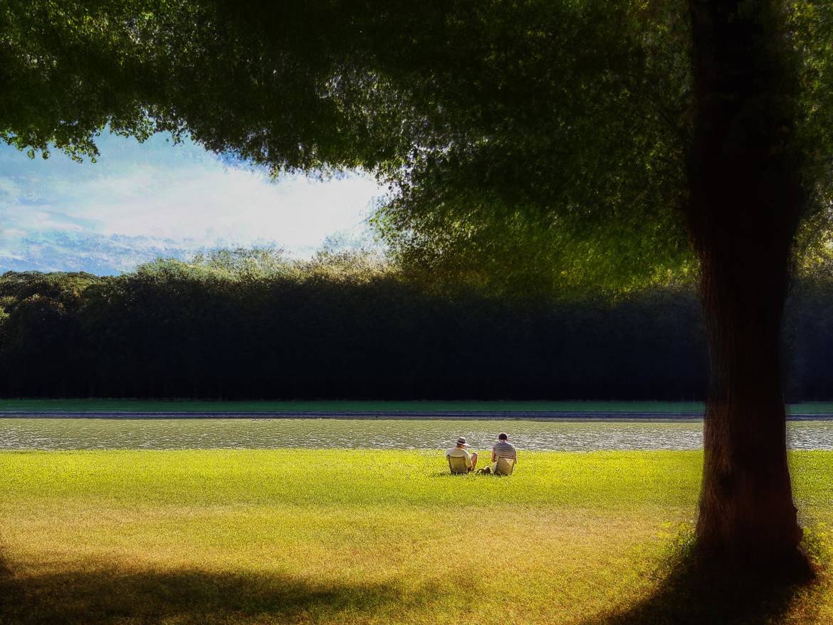 Un après midi dans le parc du château de Versailles