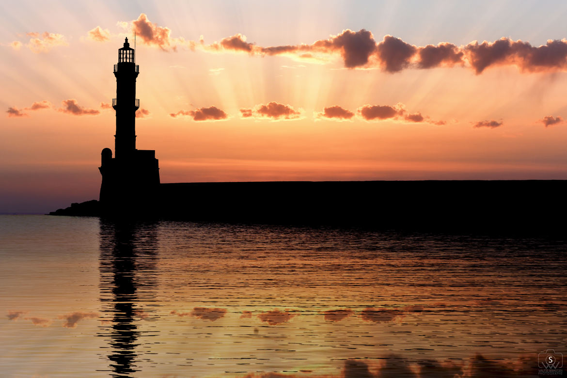 Sun set à Chania