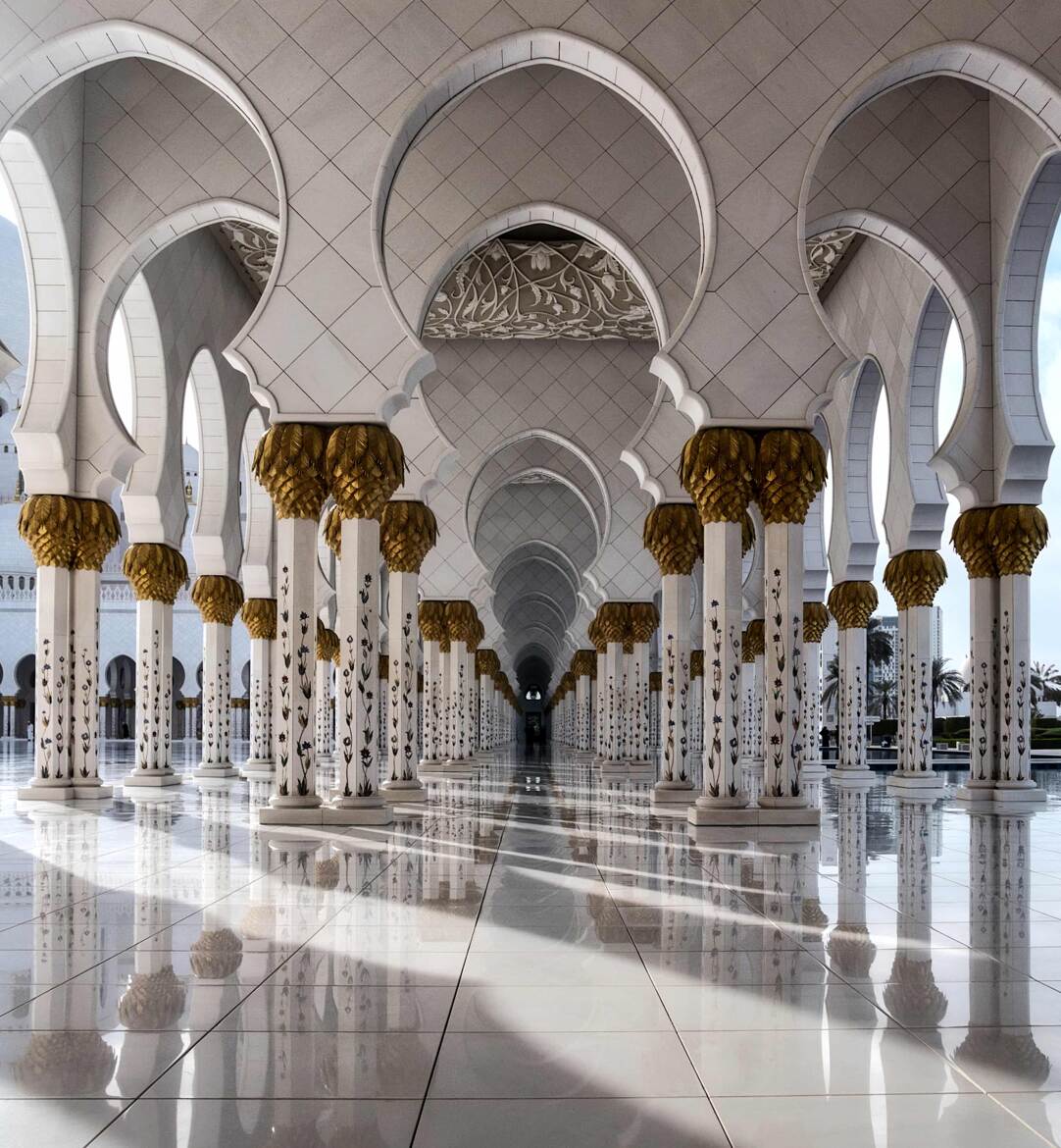 Marbre et feuilles d'or !