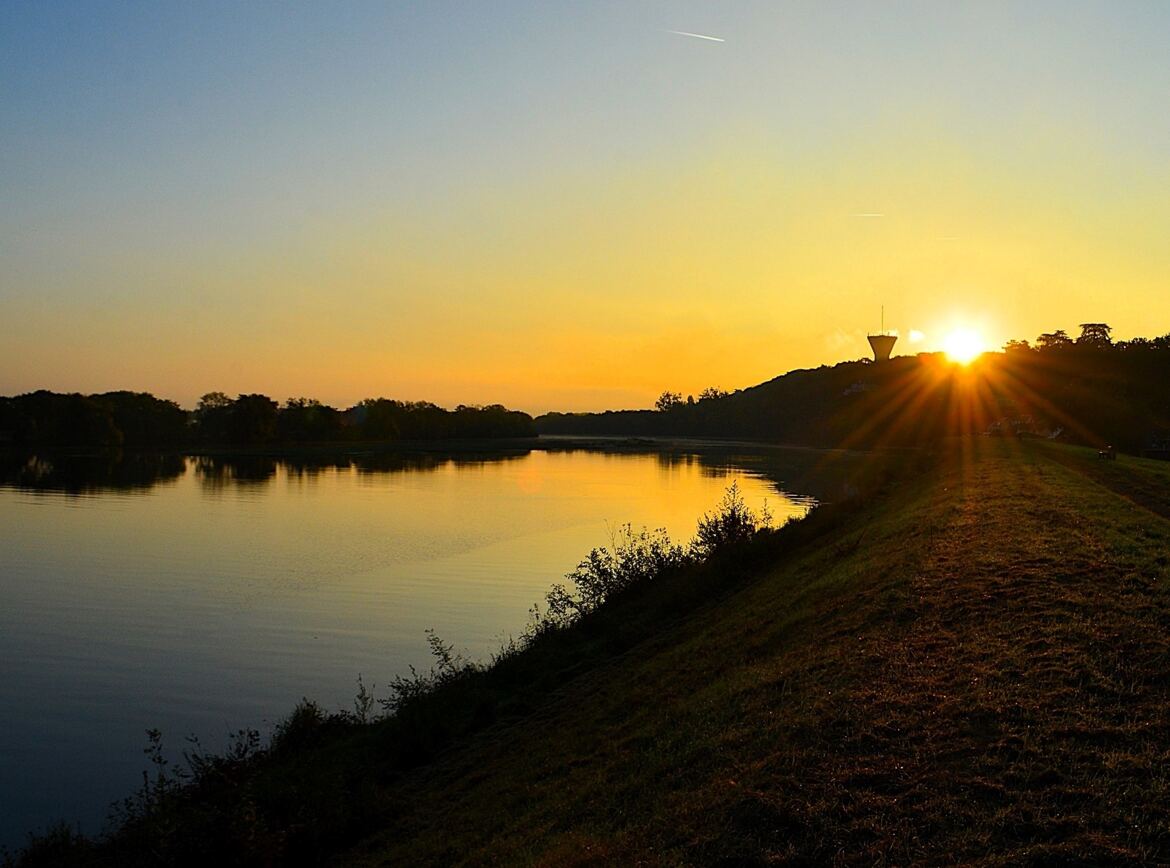 sunrise sur Le Cher.
