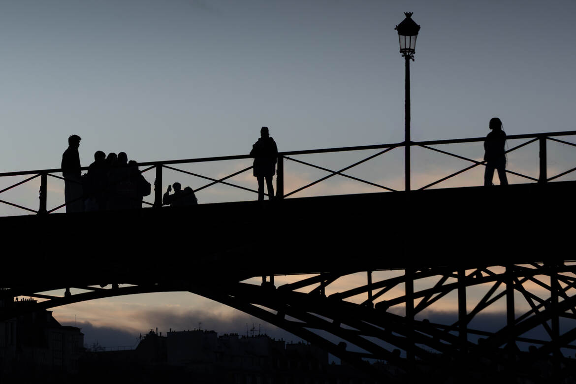 Le pont en contre jour