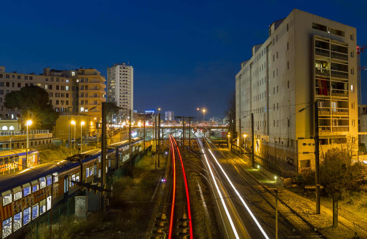 en gare de Toulon