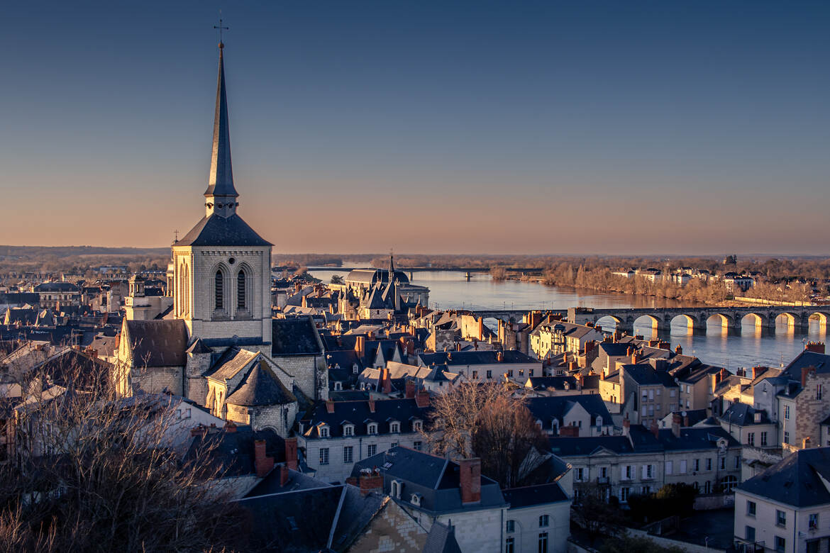 Saumur vue du château