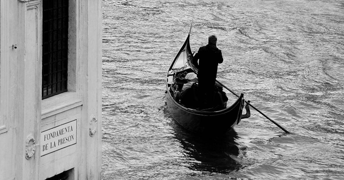 Gondolier et sa Gondole