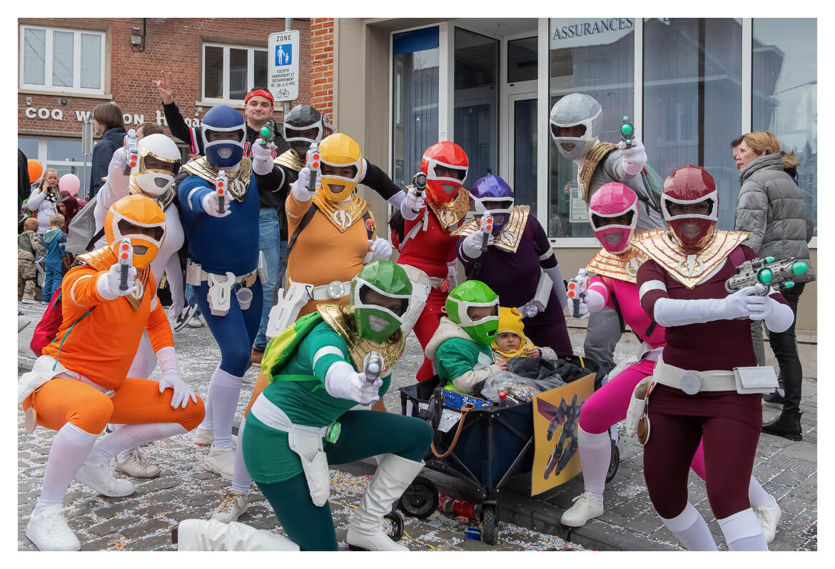 Power Team, participant au Carnaval de Tournai.