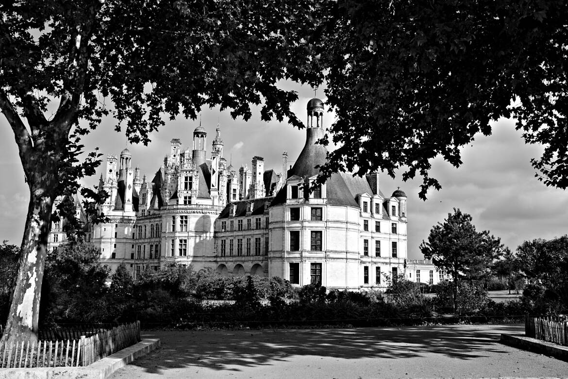 Dans son écrin version n&b