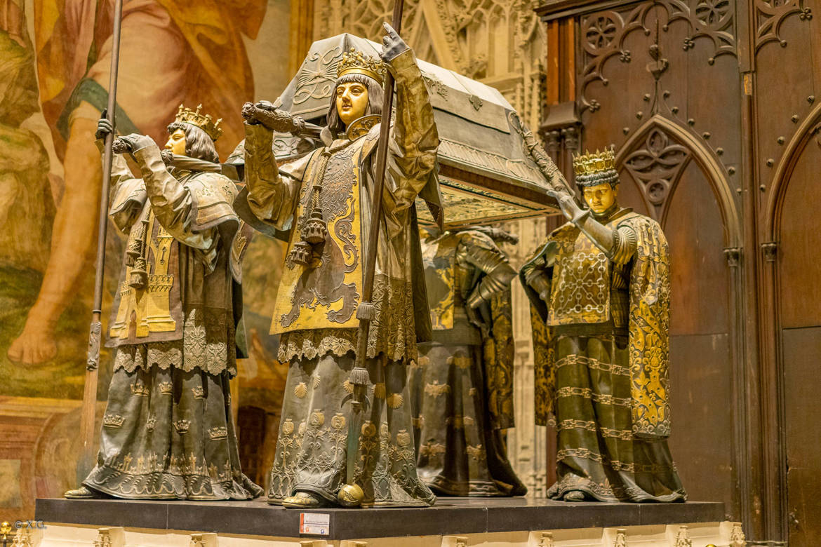 Séville : le tombeau de Christophe Colomb