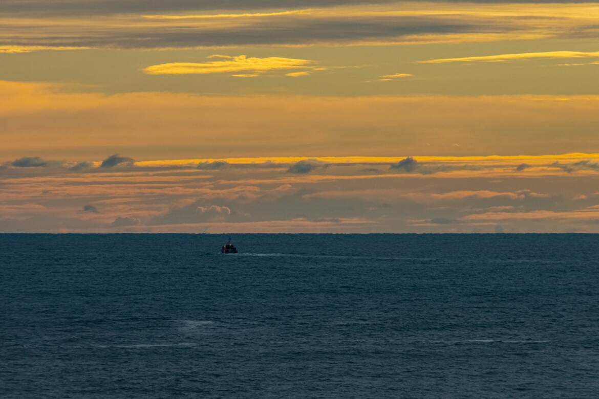 Départ dans le couchant