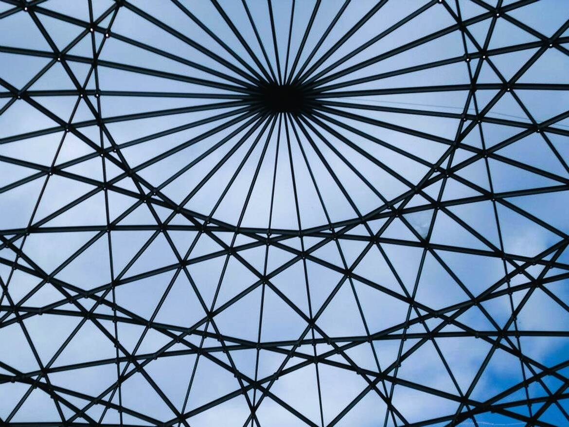 Verrière de la cour du Musée Maritime Néerlandais