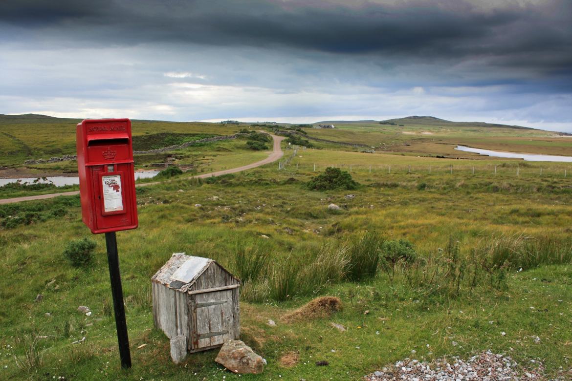 boite au lettres dans la lande