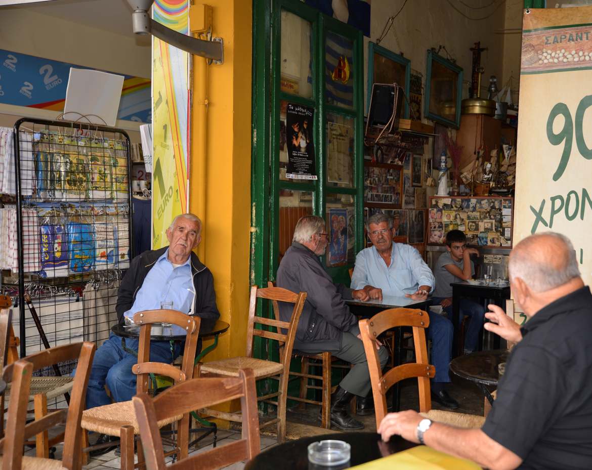 Bar en Crète
