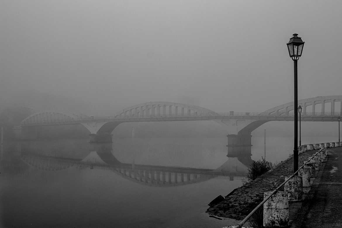 Automne brumeux sur la Saône