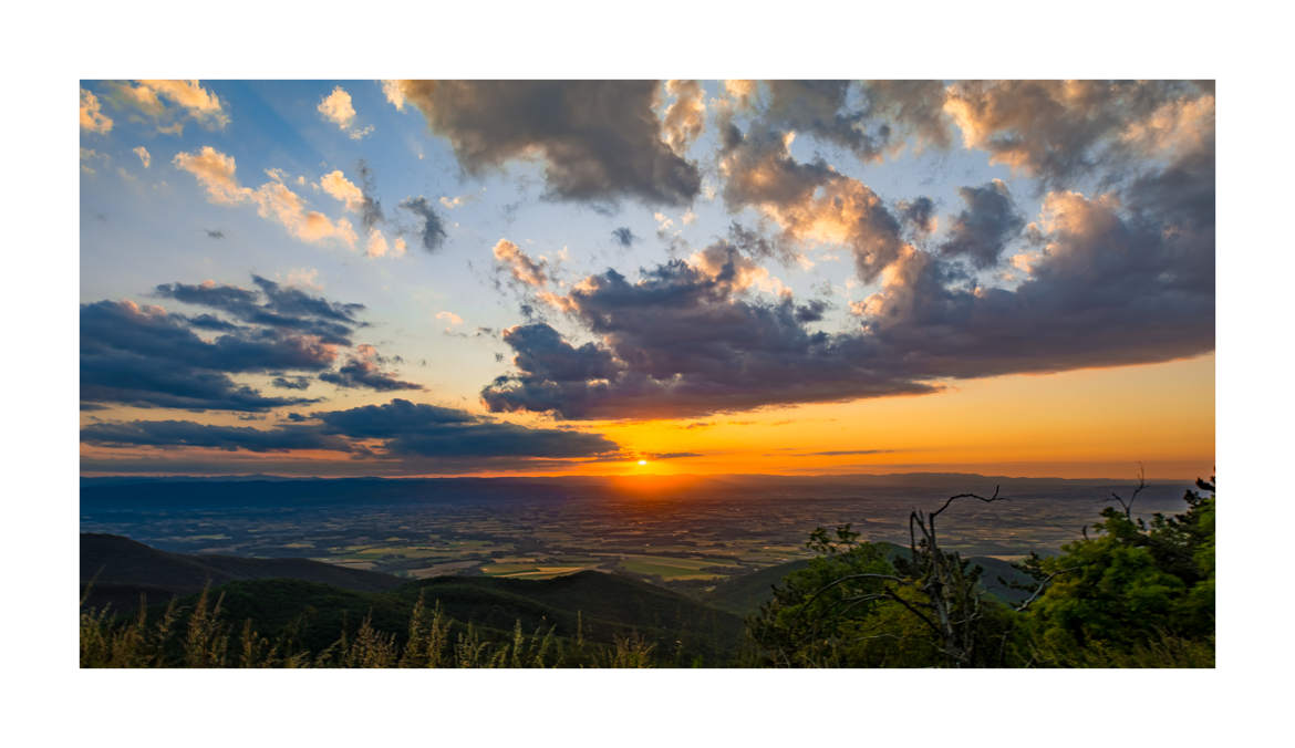 Drôme sunset