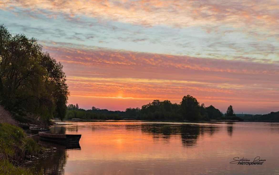 Levé de soleil sur la Loire