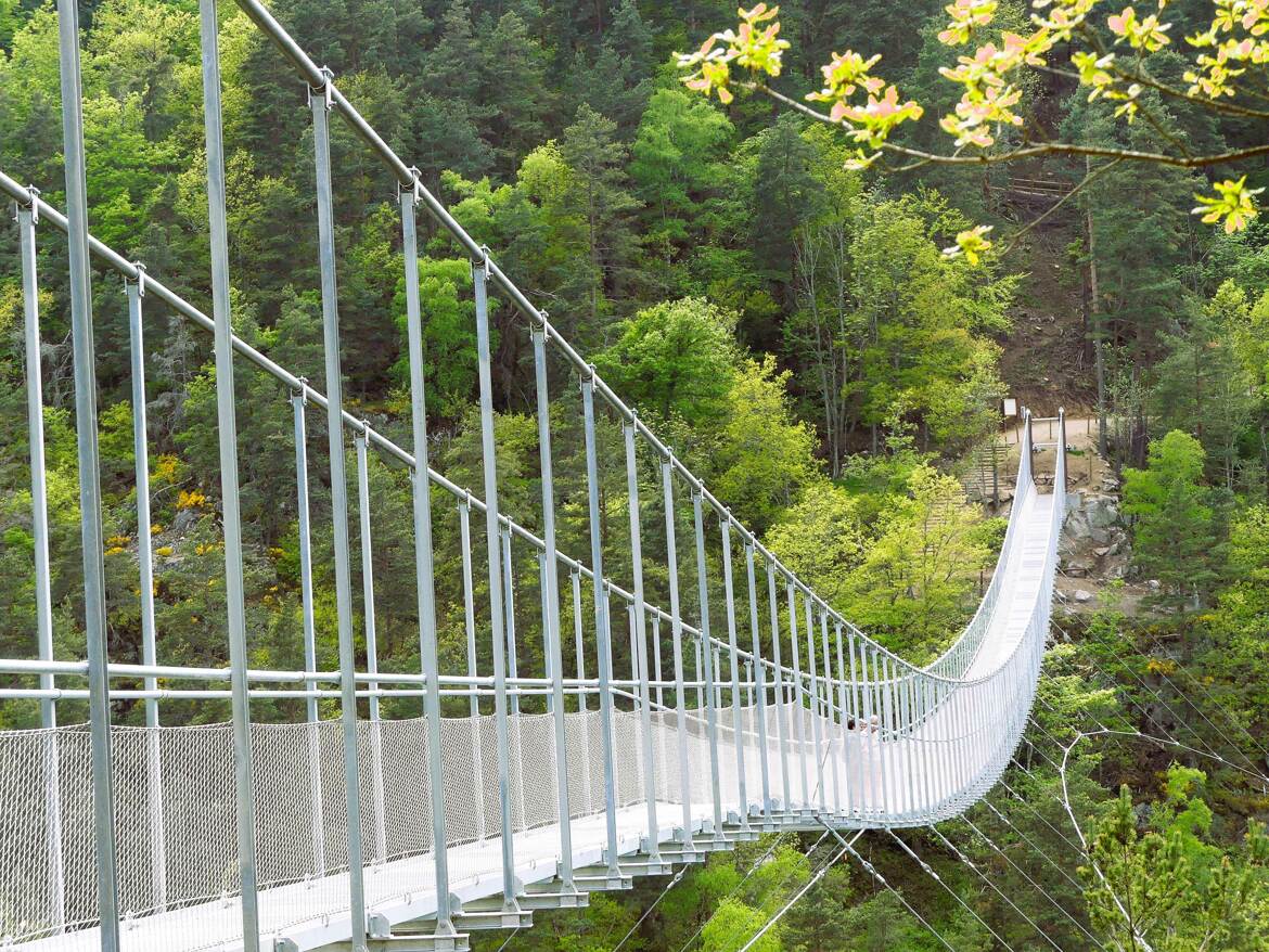 Passerelle des gorges du lignon