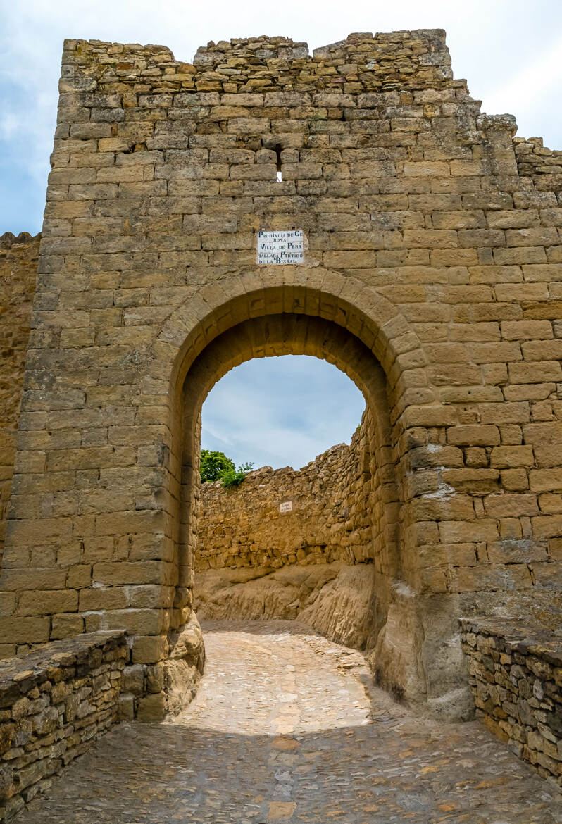 Peratallada, l'entrée