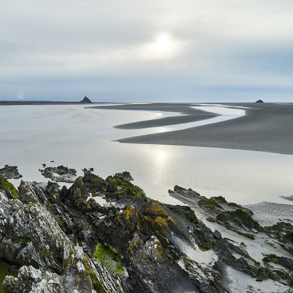 FIN DE JOURNEE SUR LA BAIE DU MT ST MICHEL