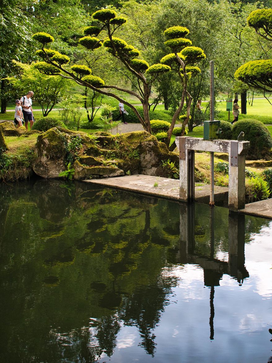 retenue d'eau au parc oriental