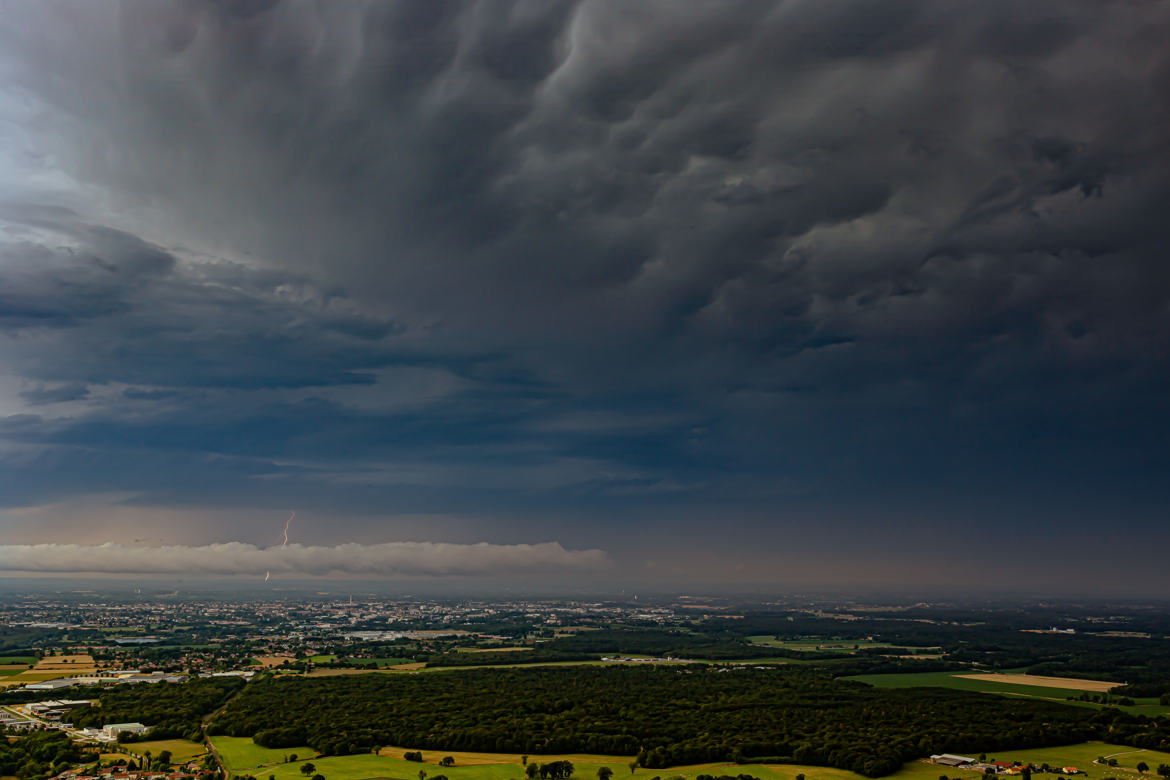 Orage sur l Ain