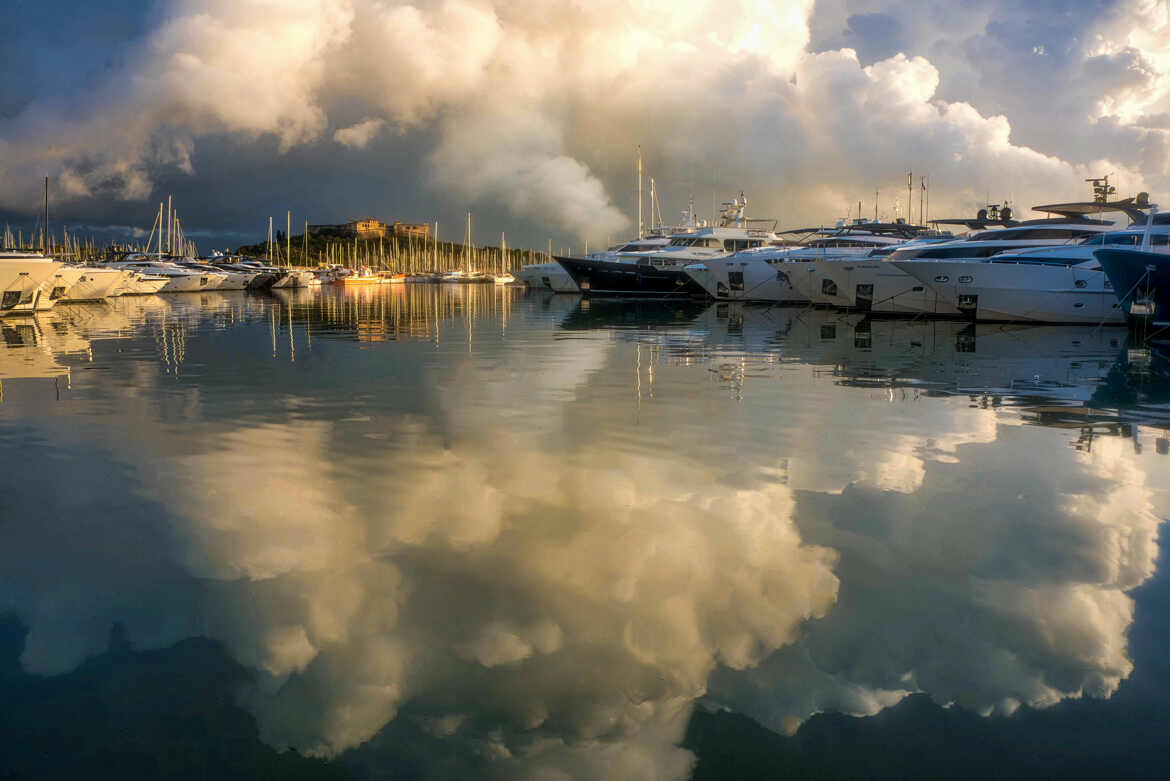Reflets sur le port...