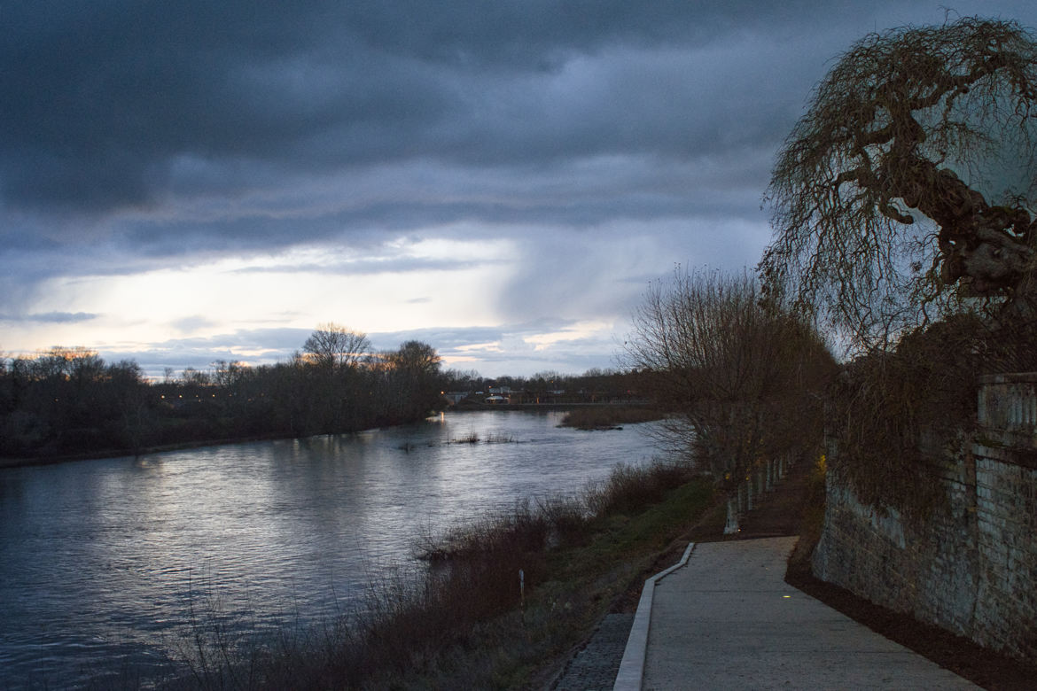 Fin de journée sur la Loire