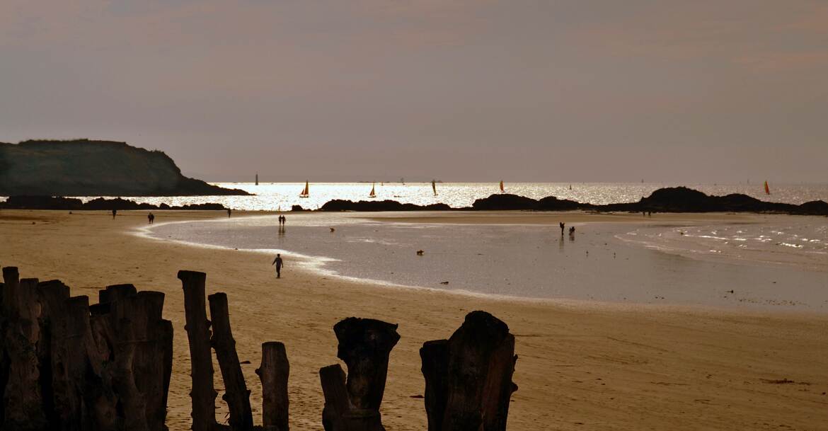 Fin de journée sur la plage
