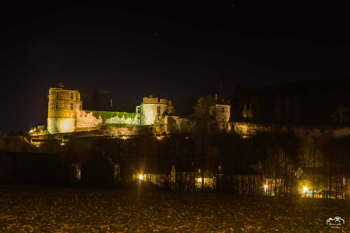 Le chateau de nuit.