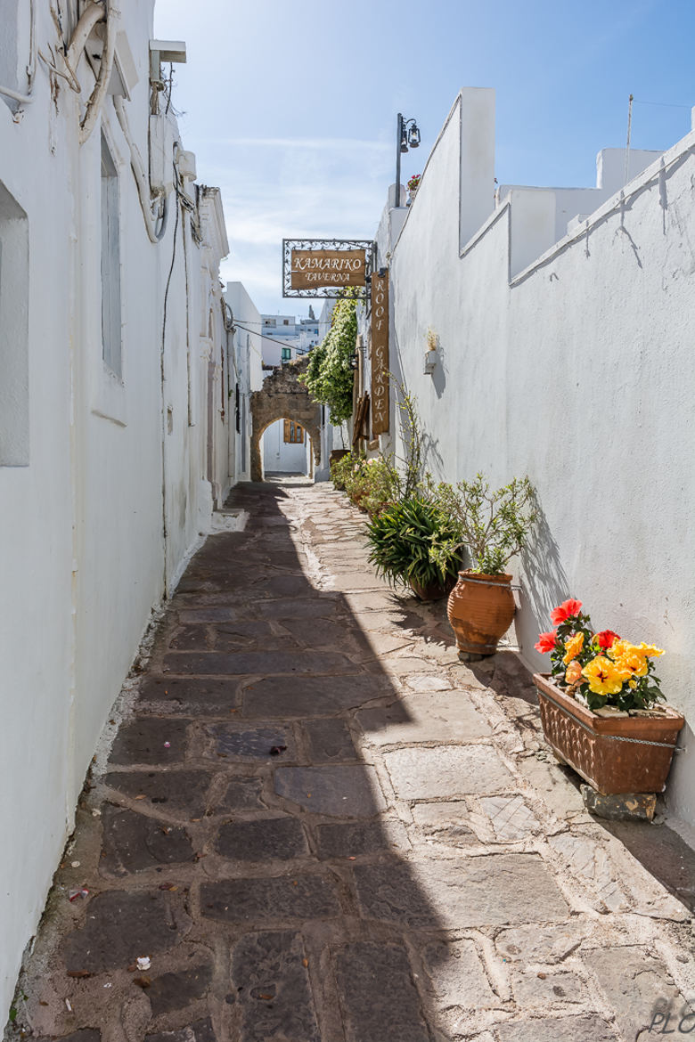 Lindos, île de Rhodes, ruelle