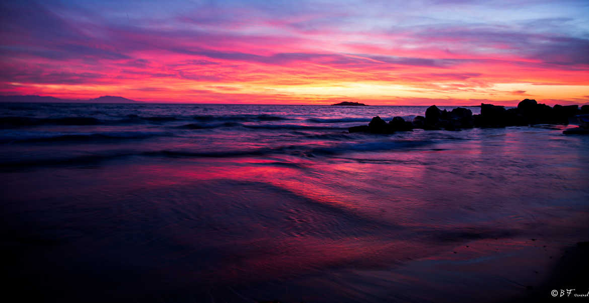Sunset Sidi Fredj Beach