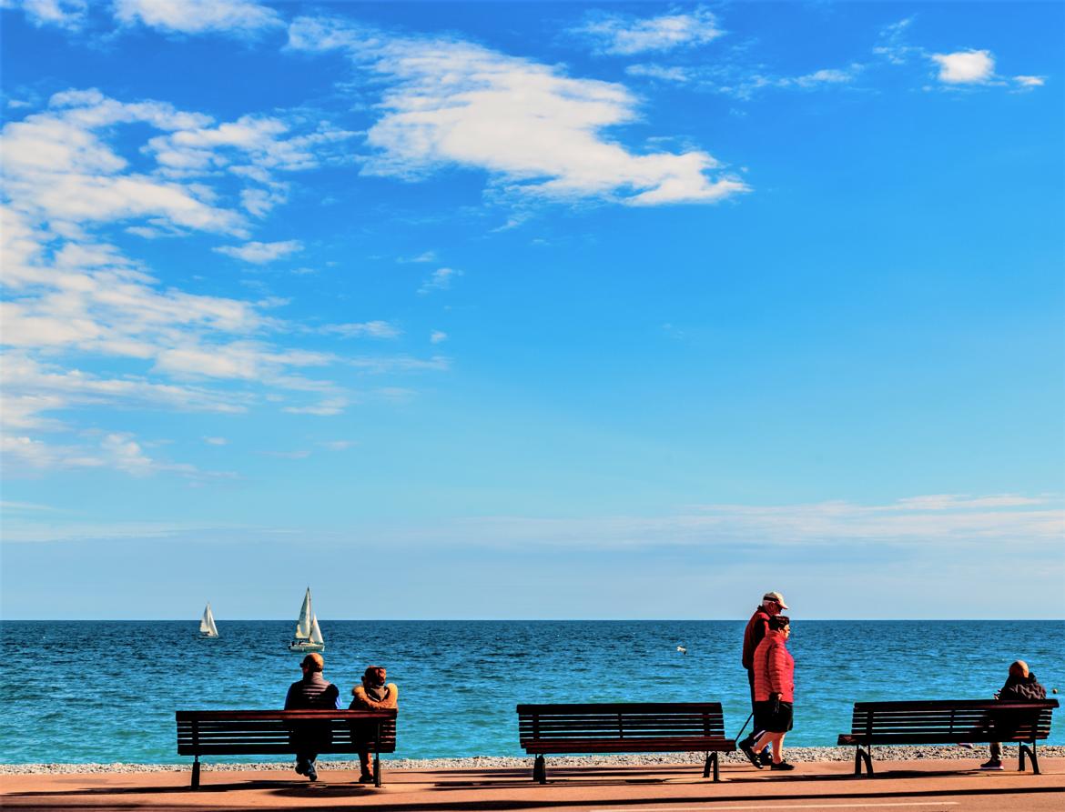 Après-midi ordinaire au bord de l'eau...