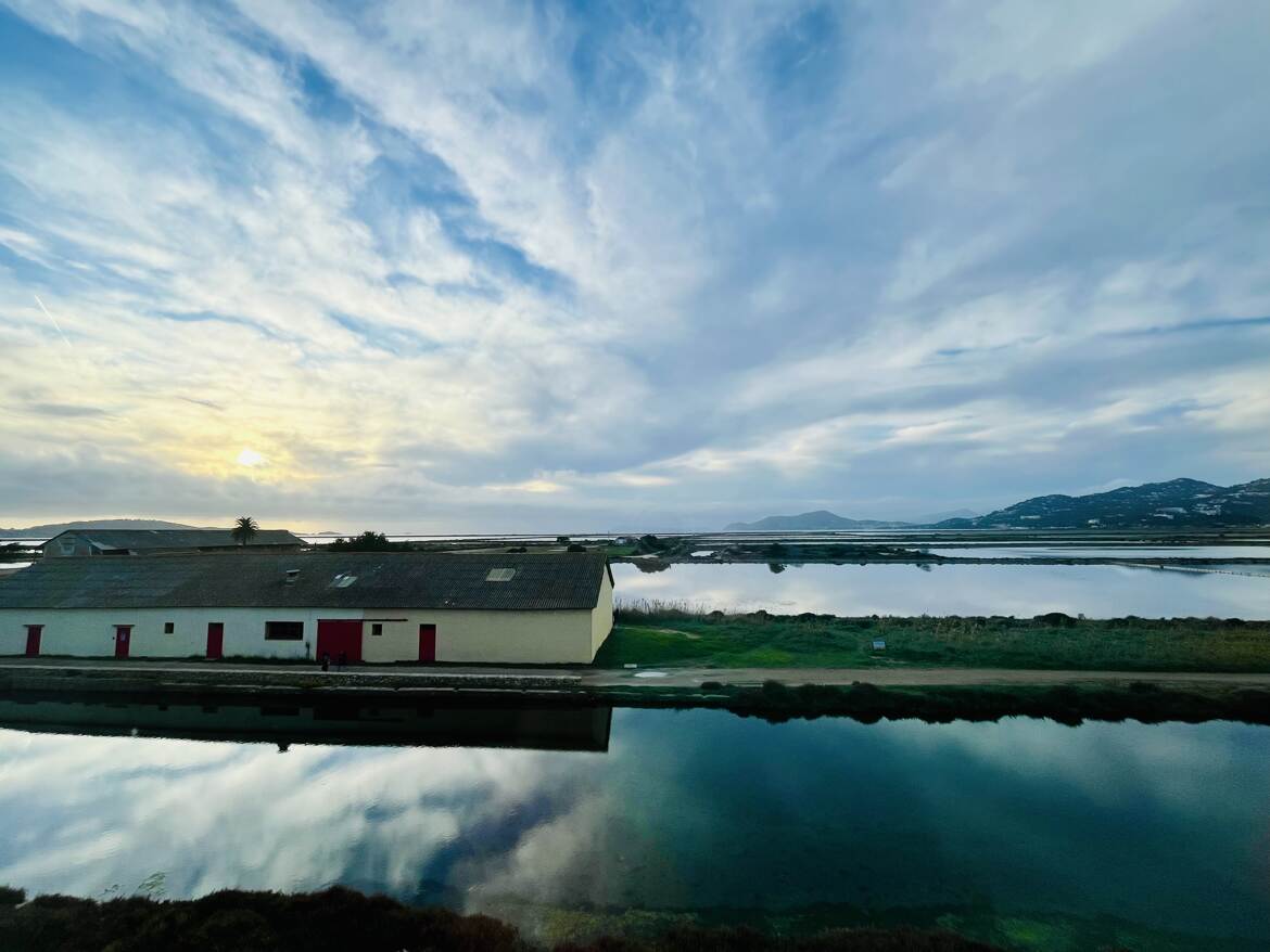 Marais salins au couchant