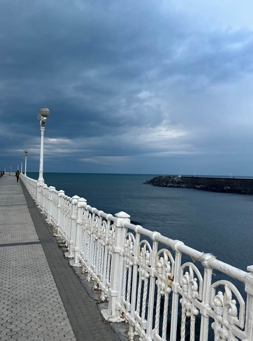 Echapée bleue et blanche