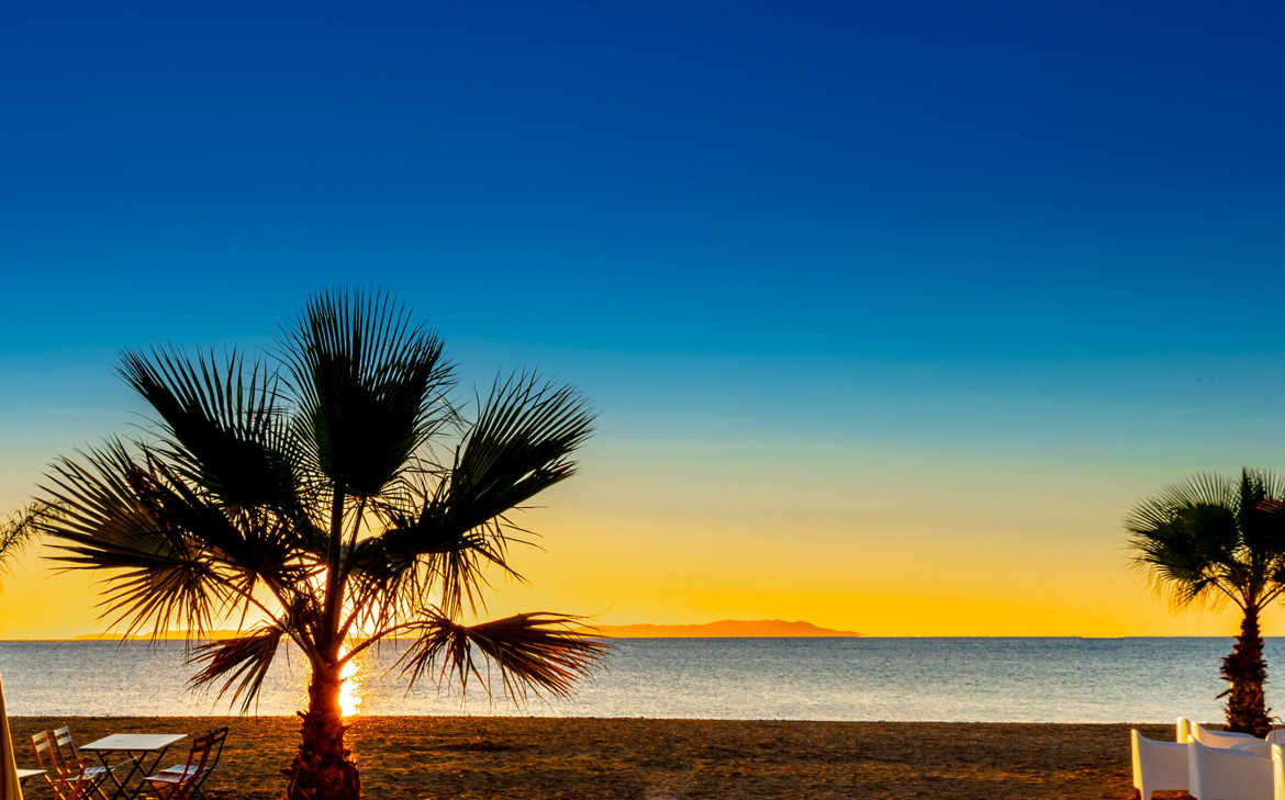 plage sans touristes